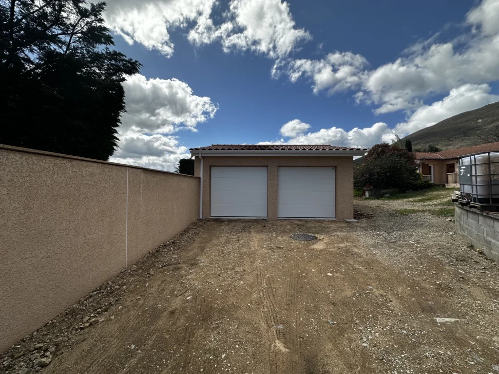 Réalisation d&rsquo;un garage double