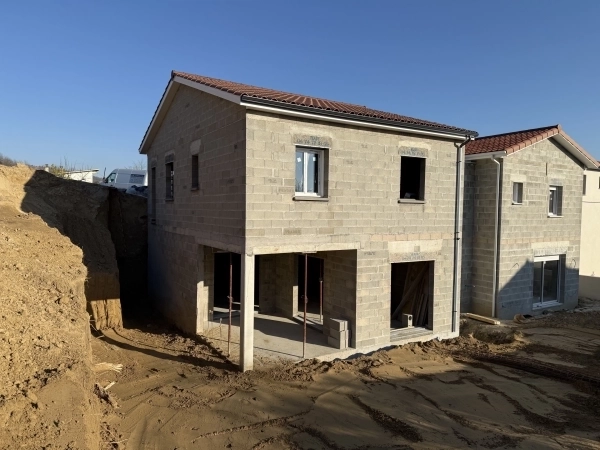 Chantier Maison individuelle – St Pierre de Boeuf